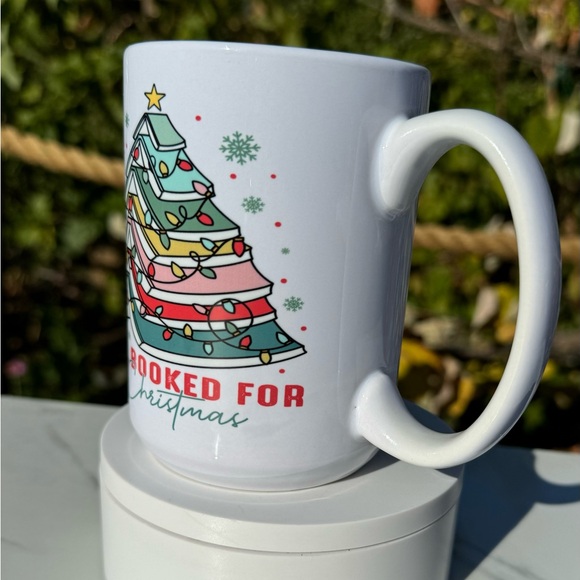 All Booked for Christmas coffee mug 15oz - Picture 4 of 4
